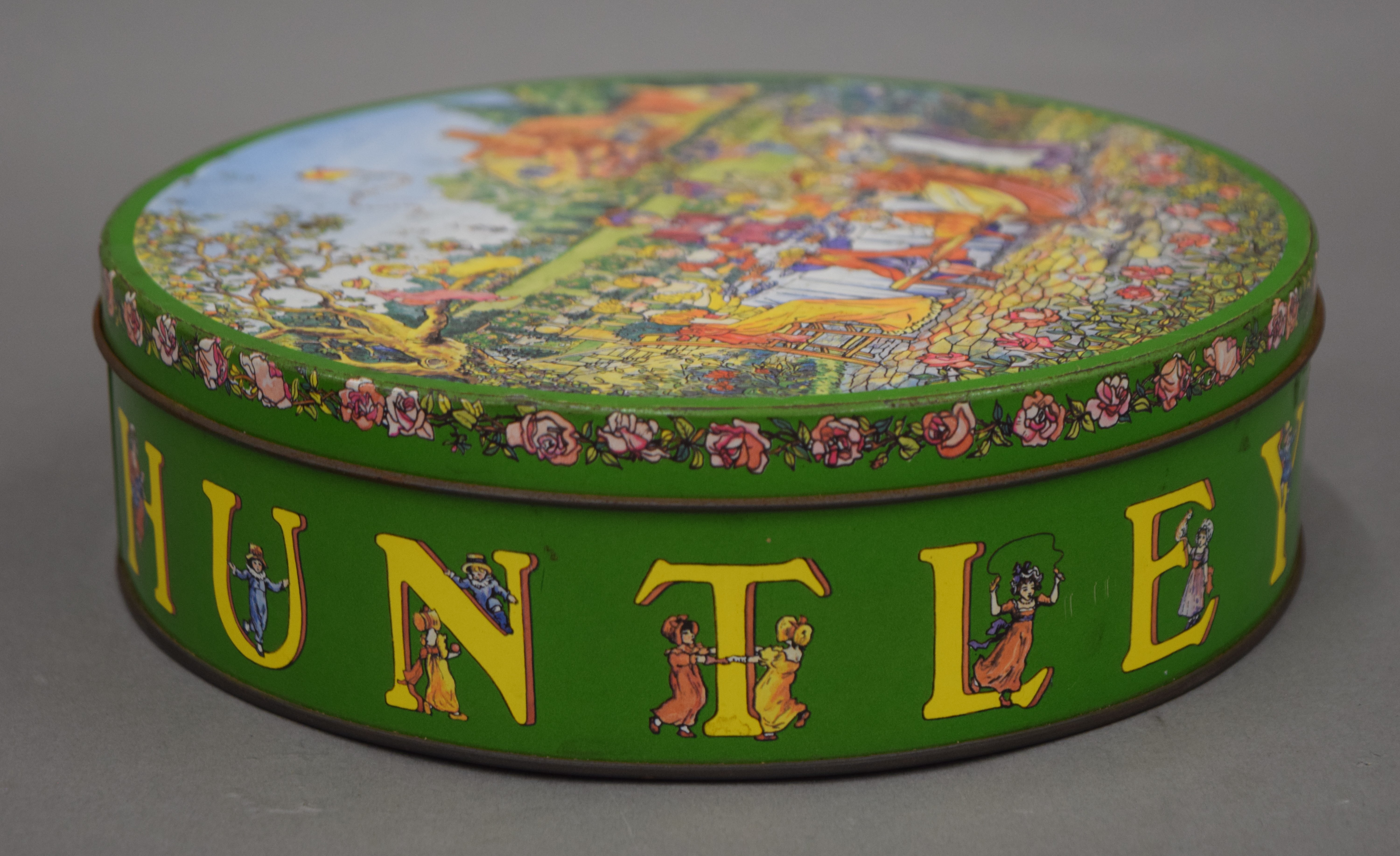 A Huntley and Palmers 'Rude' biscuit tin. - Image 3 of 4
