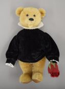 A Robin Rive William Shakespeare limited edition teddy bear, numbered 52/300, with original tags.
