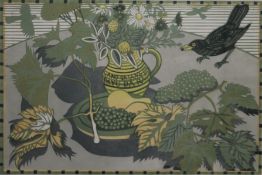 RICHARD BAWDEN, Stealing Grapes, artist proof, signed and titled to margin, framed and glazed.