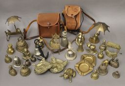 A quantity of various brass and cameras, etc.