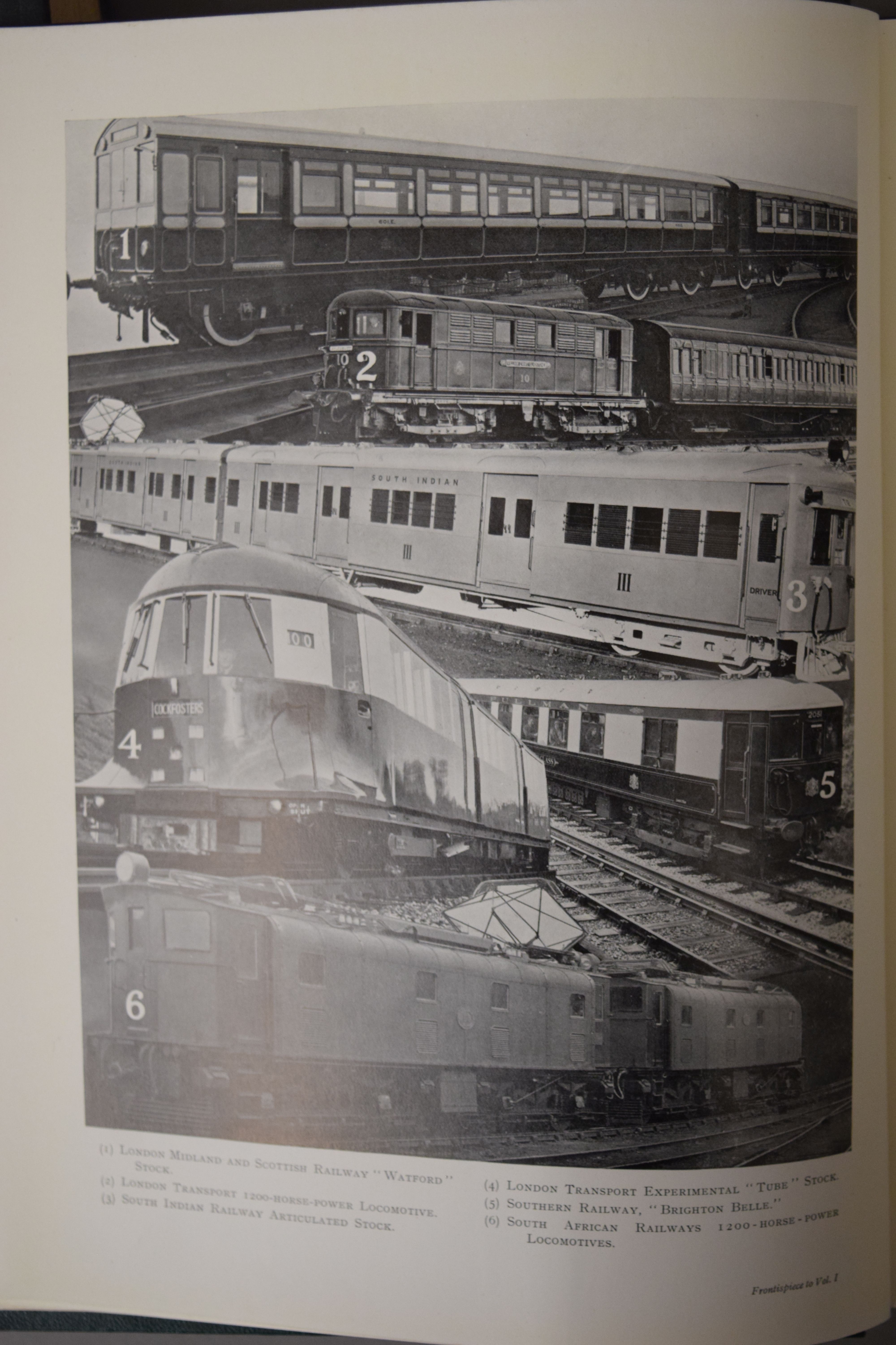 Agnew, W A, Electric Trains, 1937, published Virtue & Company, 2 volumes. - Image 4 of 4