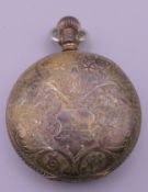 An America Philadelphia USA pocket watch. 5.5 cm diameter.