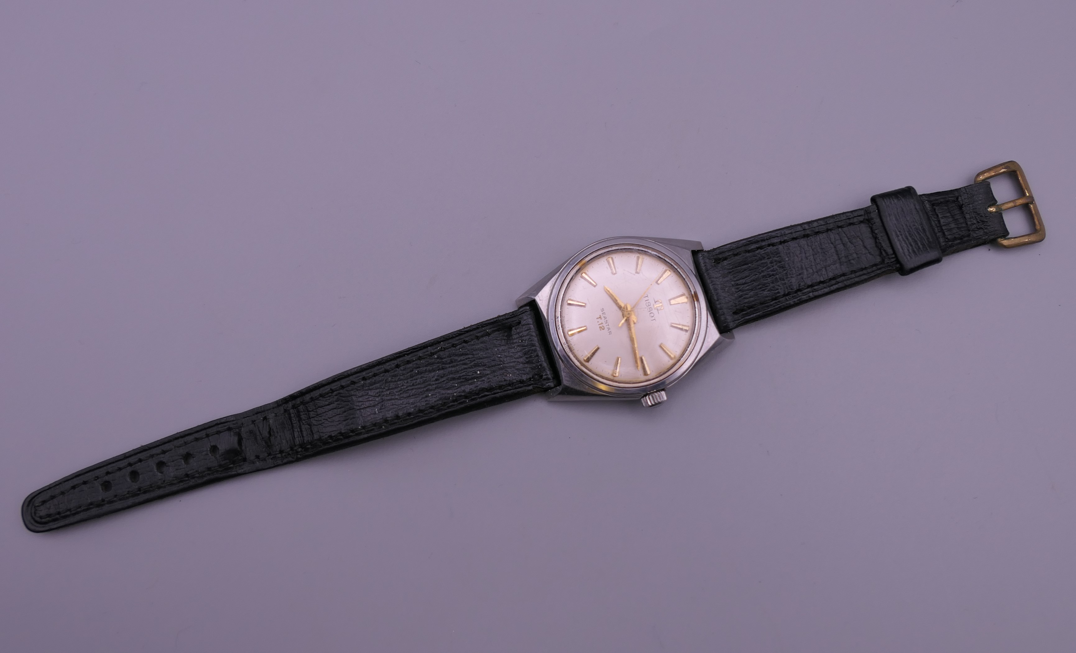 A gentleman's Tissot Seastar T.12 wristwatch. 3.75 cm wide. - Image 2 of 6