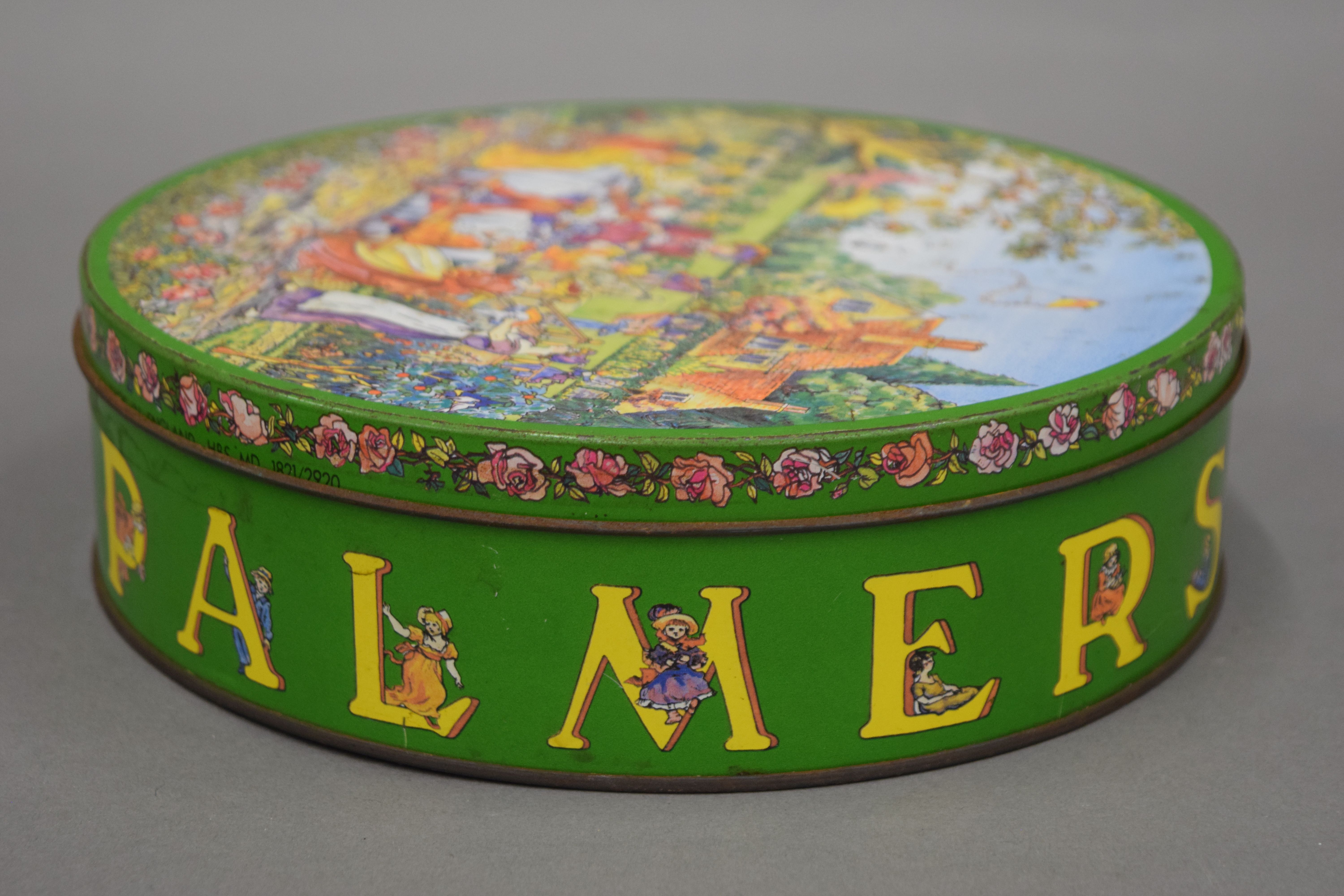 A Huntley and Palmers 'Rude' biscuit tin. - Image 4 of 4