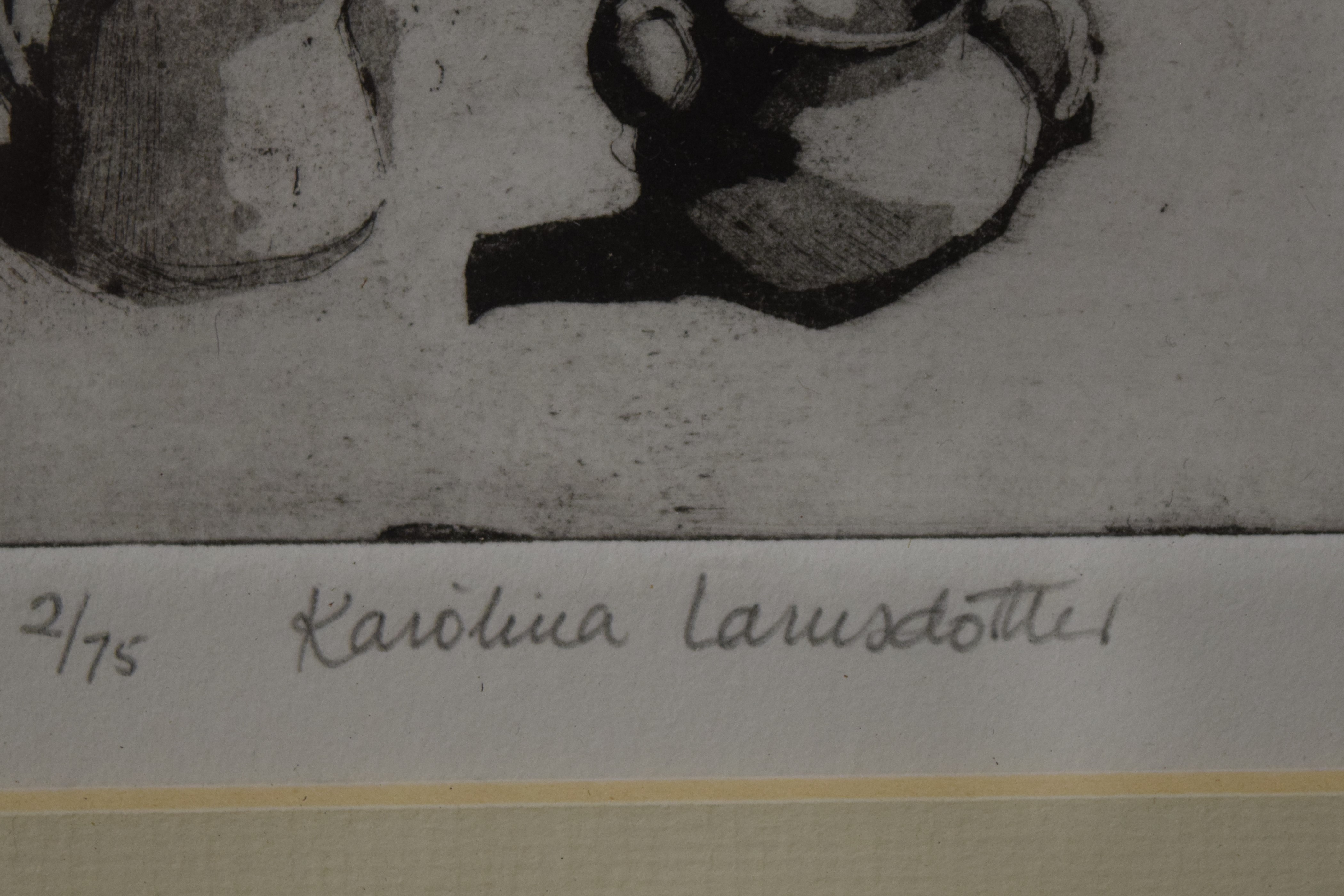 KAROLINA LARUSDOTTIR (1944-2019) Iceland, They had a Slice of Chocolate Cake Each, - Image 3 of 4