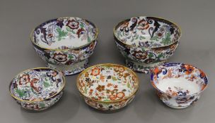 A quantity of Victorian Amherst Ironstone porcelain, etc.