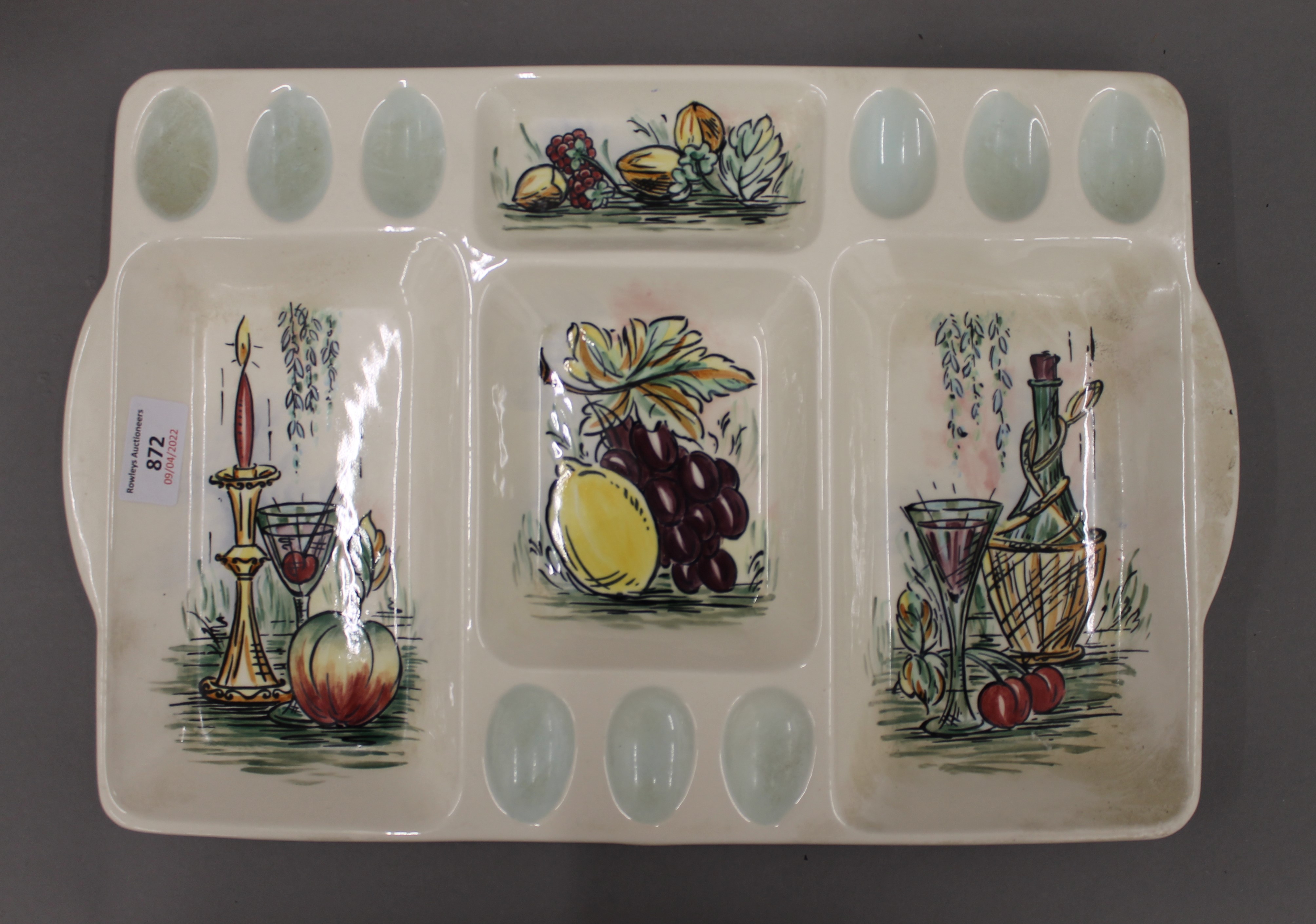 A Beswick tray and a Denby vase. The former 42.5 cm wide. - Image 2 of 7