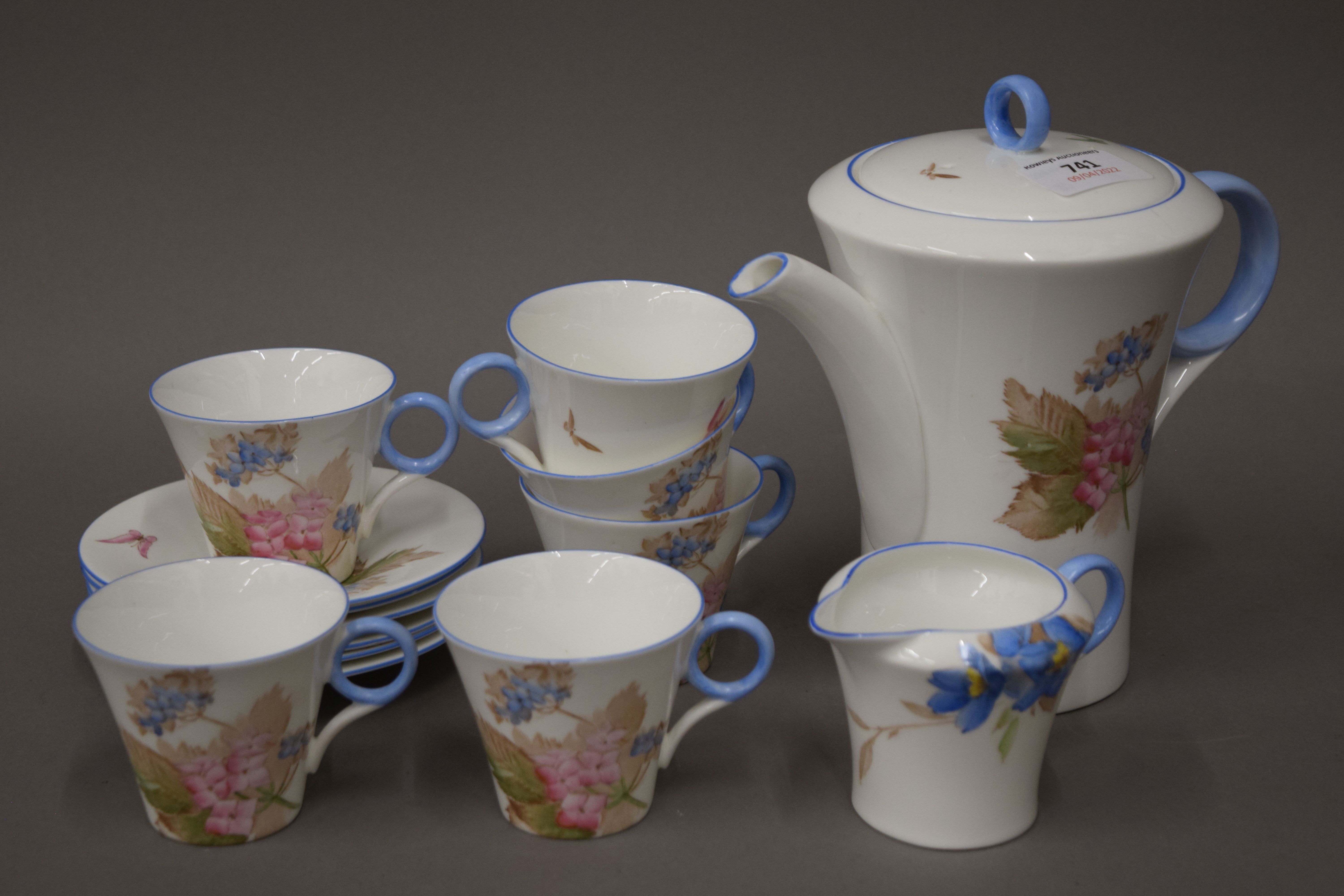 A quantity of Shelley bone china tea wares.