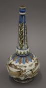 A 19th century Iznik pottery water sprinkler. 27 cm high.