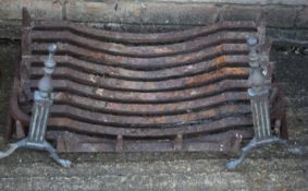 A fire grate.