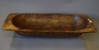 A vintage trug. 87 cm long.