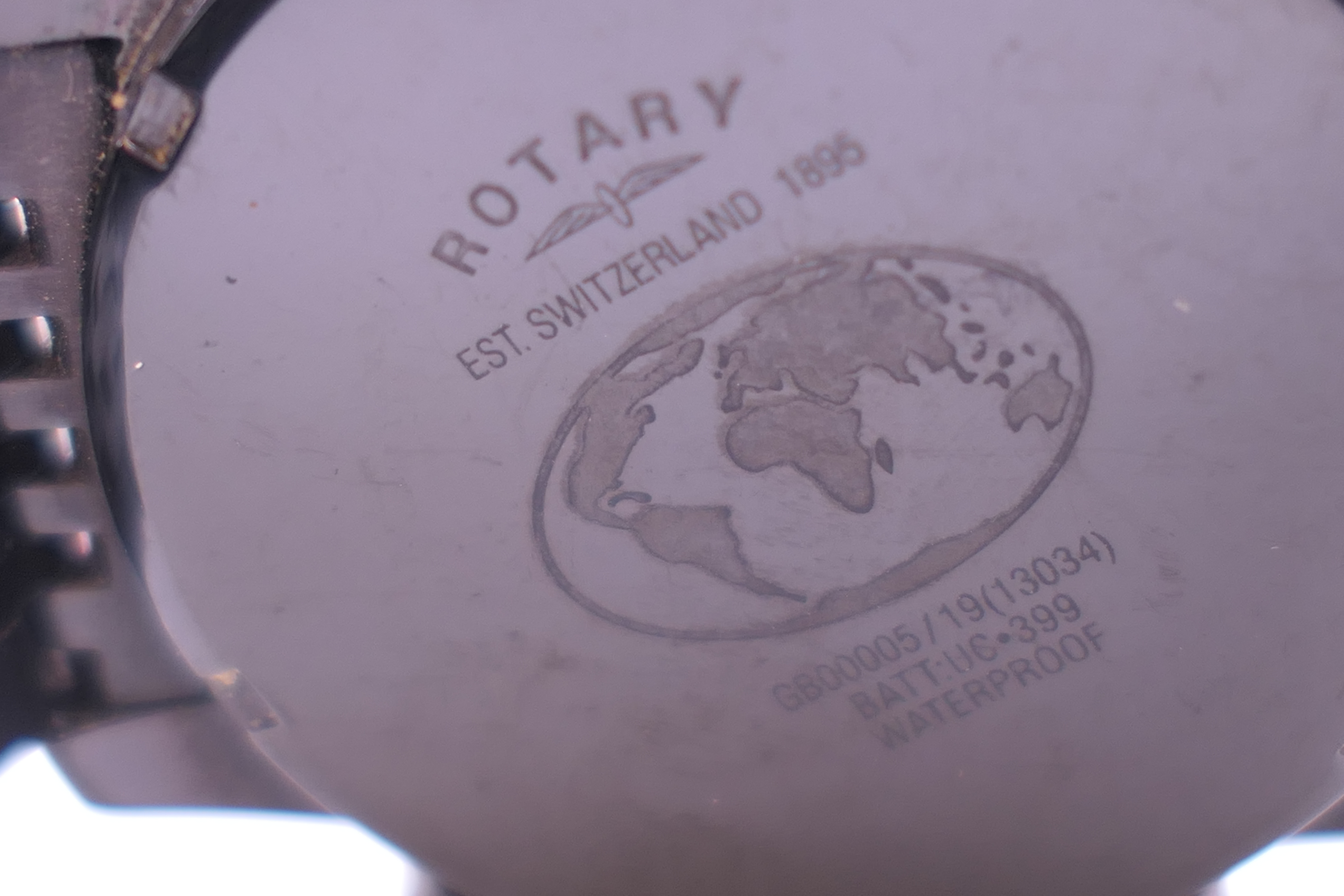A gentleman's Rotary Aquaspeed wristwatch. 4.5 cm wide. - Image 4 of 7