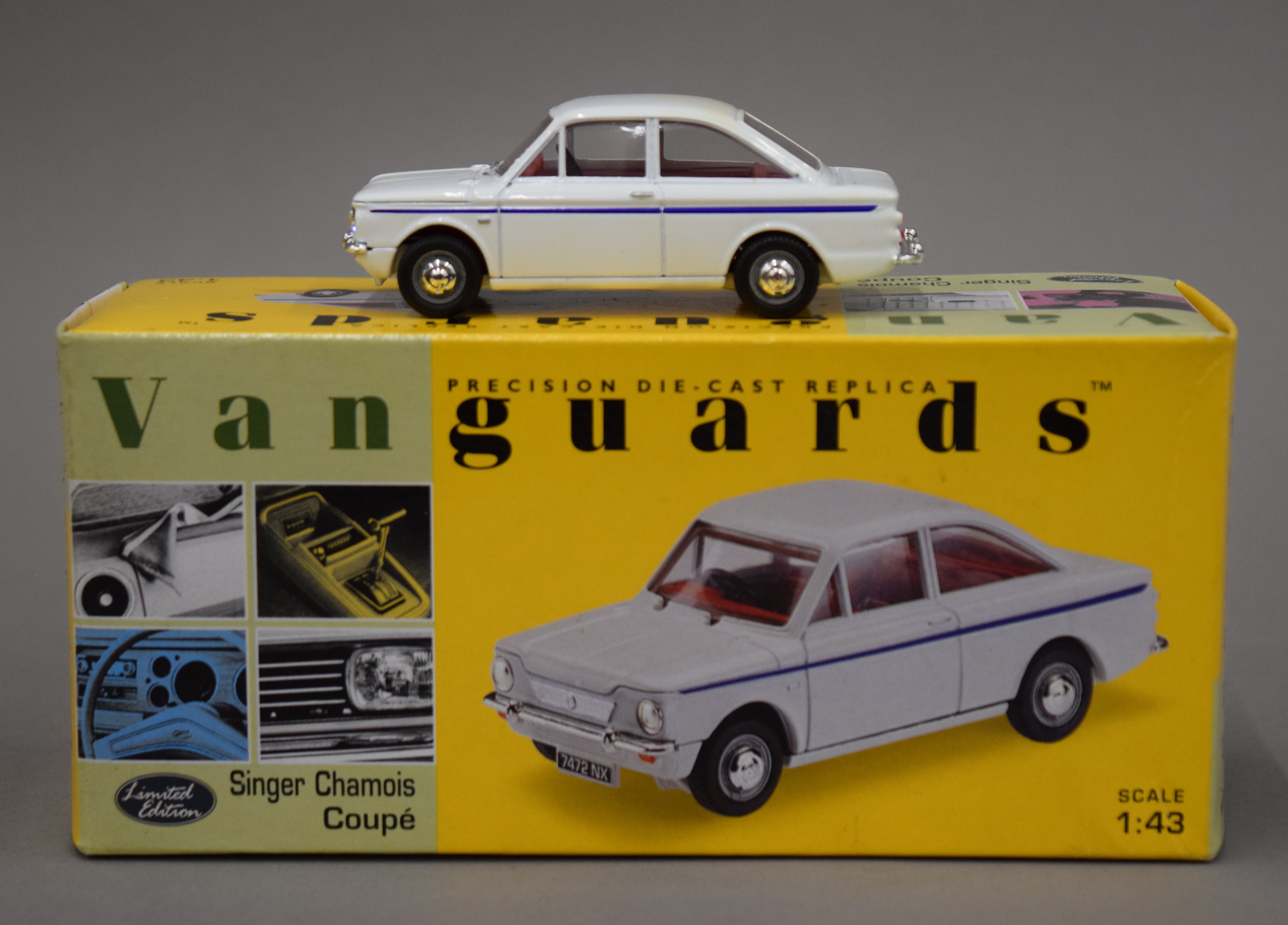 A boxed 1960's Triumph Herald yellow with white stripe Lledo/Vanguard limited edition, - Image 2 of 20