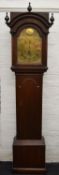 An 18th century oak eight-day longcase clock, the brass dial for John Westcott of London.