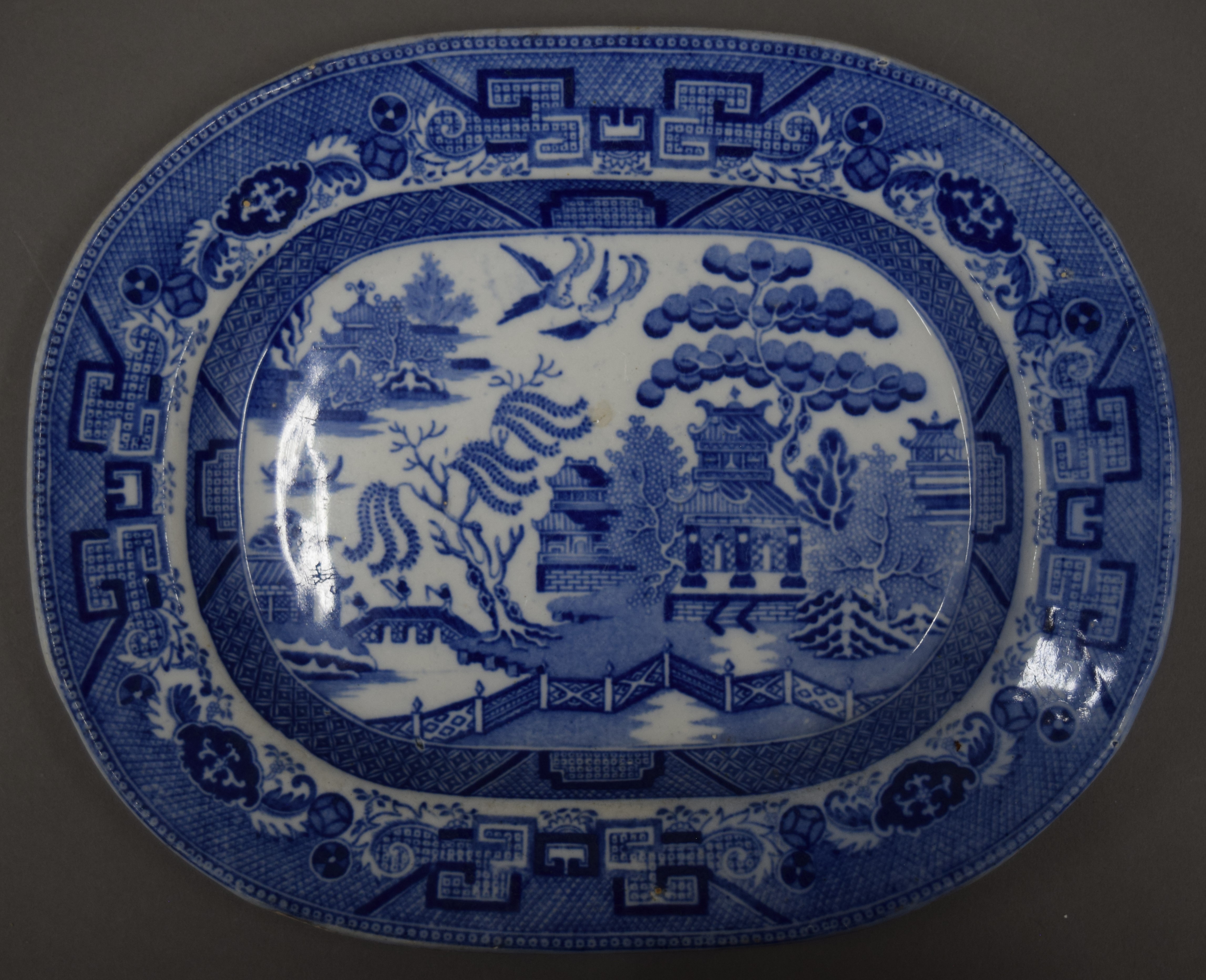 A small quantity of blue and white porcelain. - Image 13 of 15