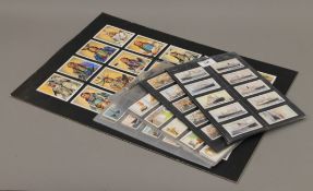 A small quantity of cigarette cards.