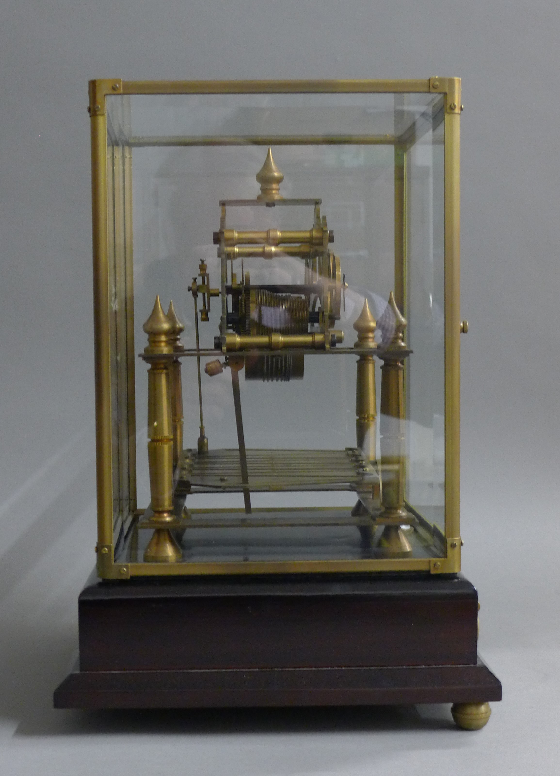 A Congreave clock. 39 cm high. - Image 3 of 4