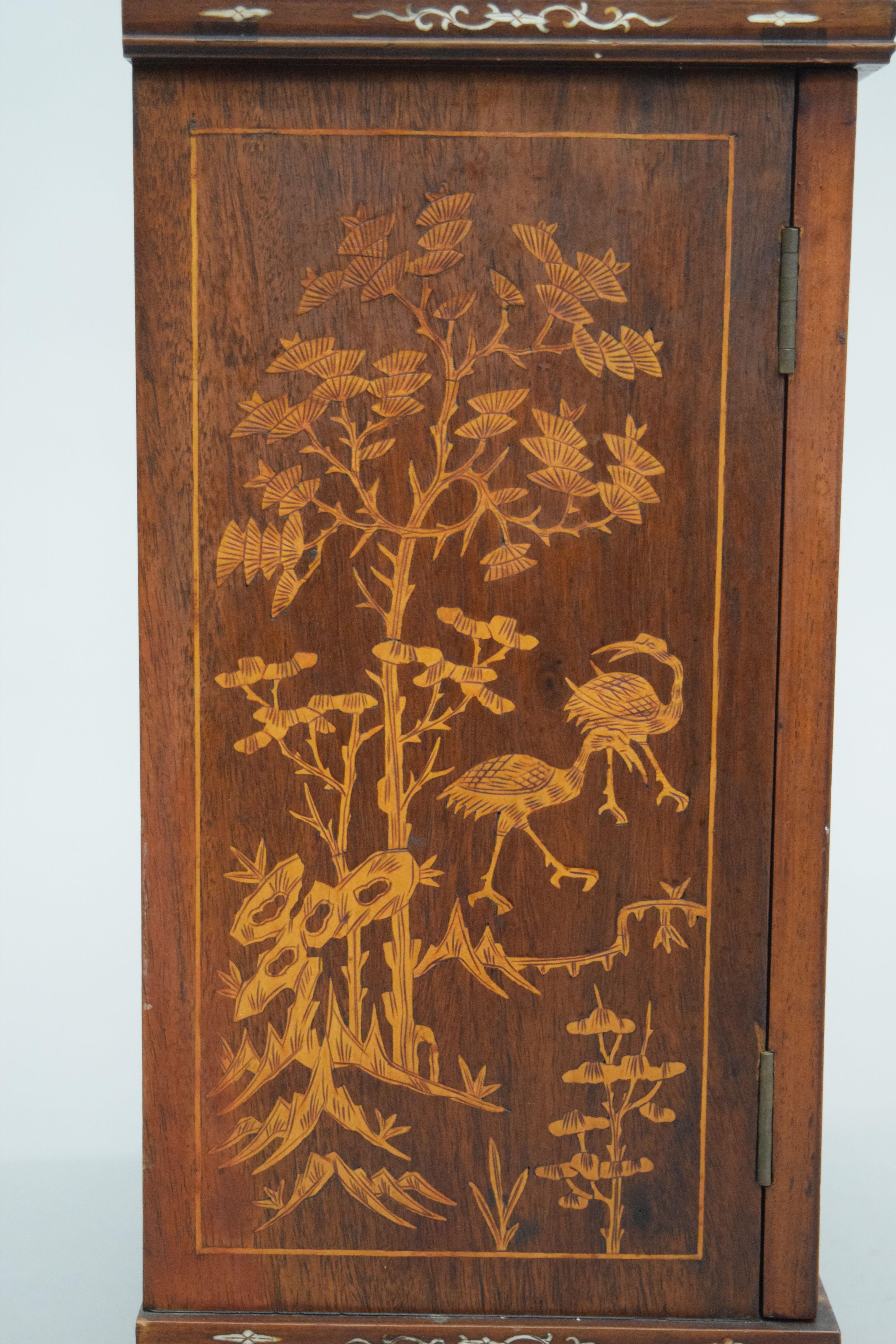 An early 20th century Chinese ivory and wooden inlaid table cabinet. 40.5 cm wide. - Image 11 of 16