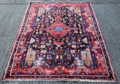 A Nahawand carpet. 250 x 170 cm.