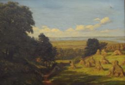 ARTHUR TRERETHIN NOWELL (1862-1940), Overton Cheshire, oil on canvas, signed on label to reverse,