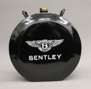 A Bentley oil can. 36 cm high.