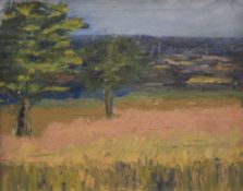 A framed Impressionist Landscape, oil on canvas. 49.5 x 39.5 cm.