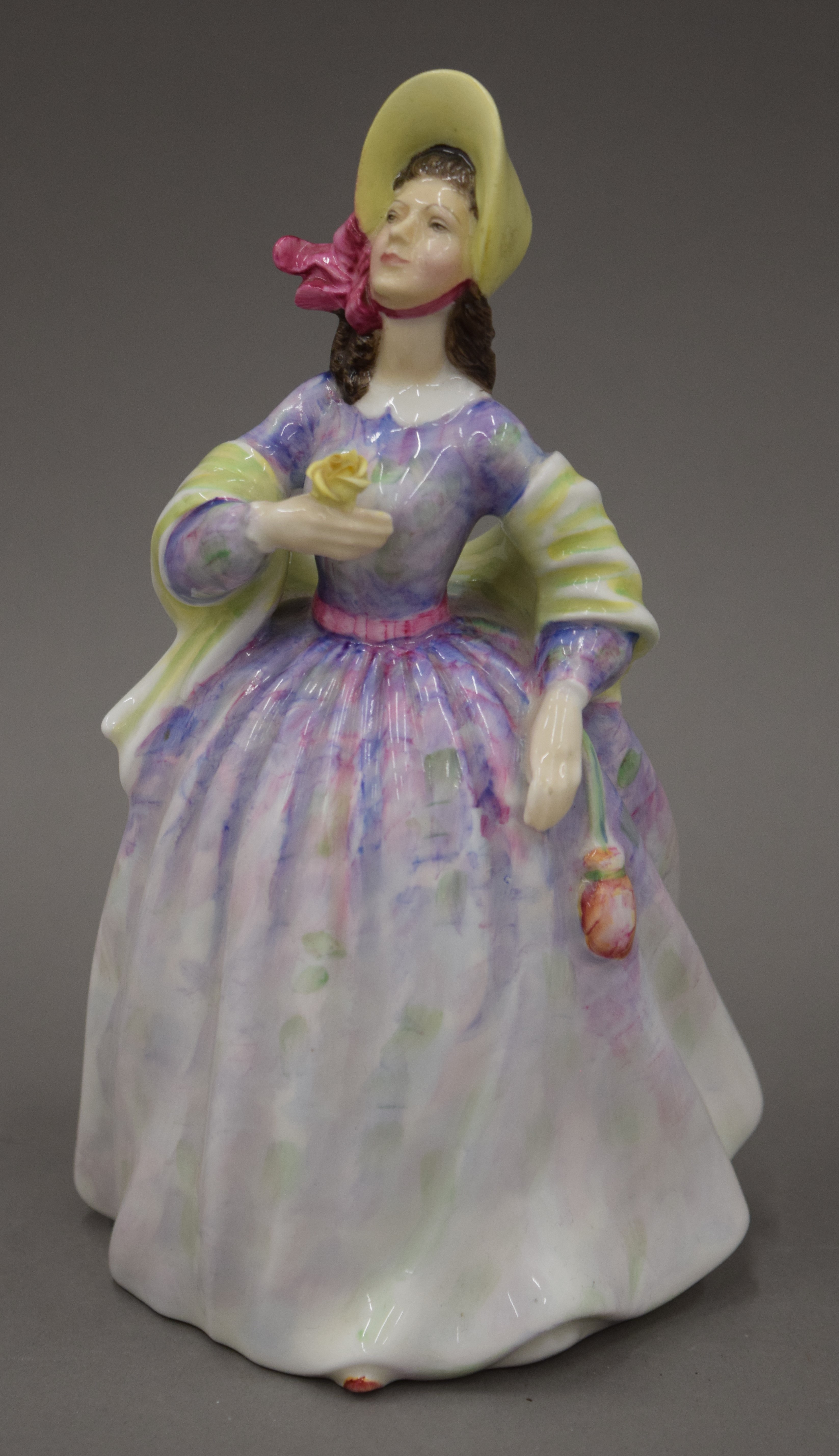 Two Doulton porcelain figurines and two other figurines. - Image 2 of 10