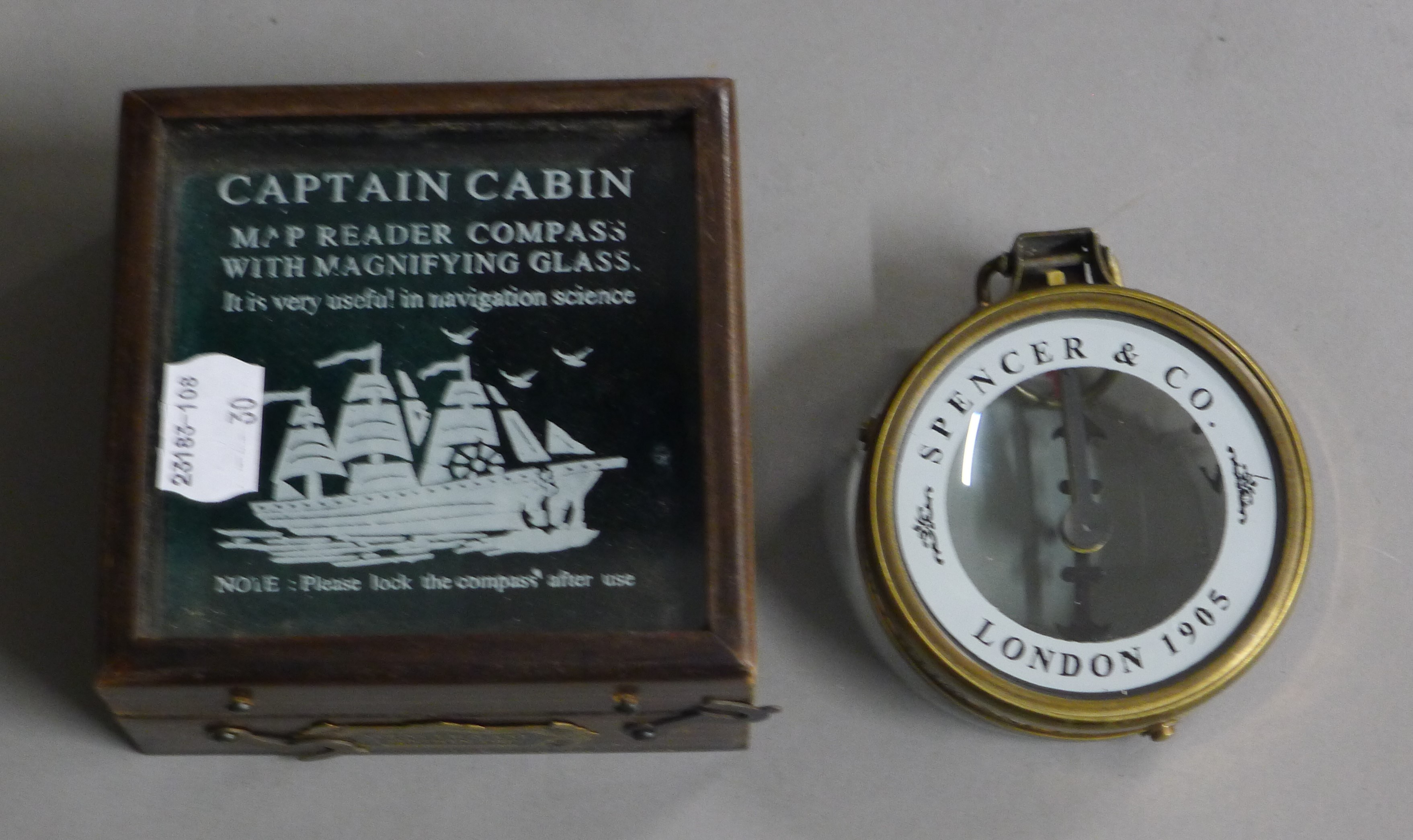 A boxed compass. - Image 2 of 2