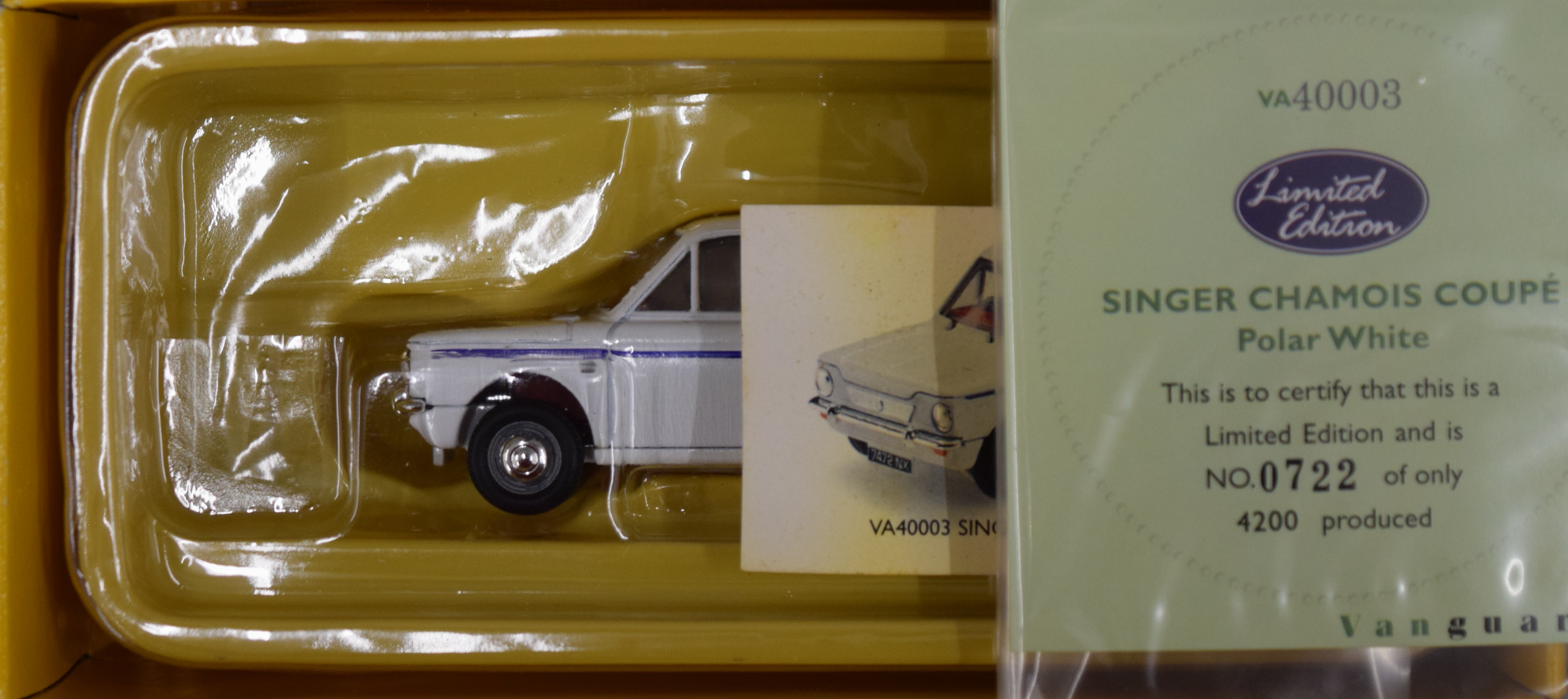 A boxed 1960's Triumph Herald yellow with white stripe Lledo/Vanguard limited edition, - Image 5 of 20
