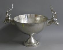 A stag heads wine cooler. 60 cm wide.