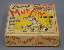 A vintage Muffin Junior in original box. The box 14.5 cm square.