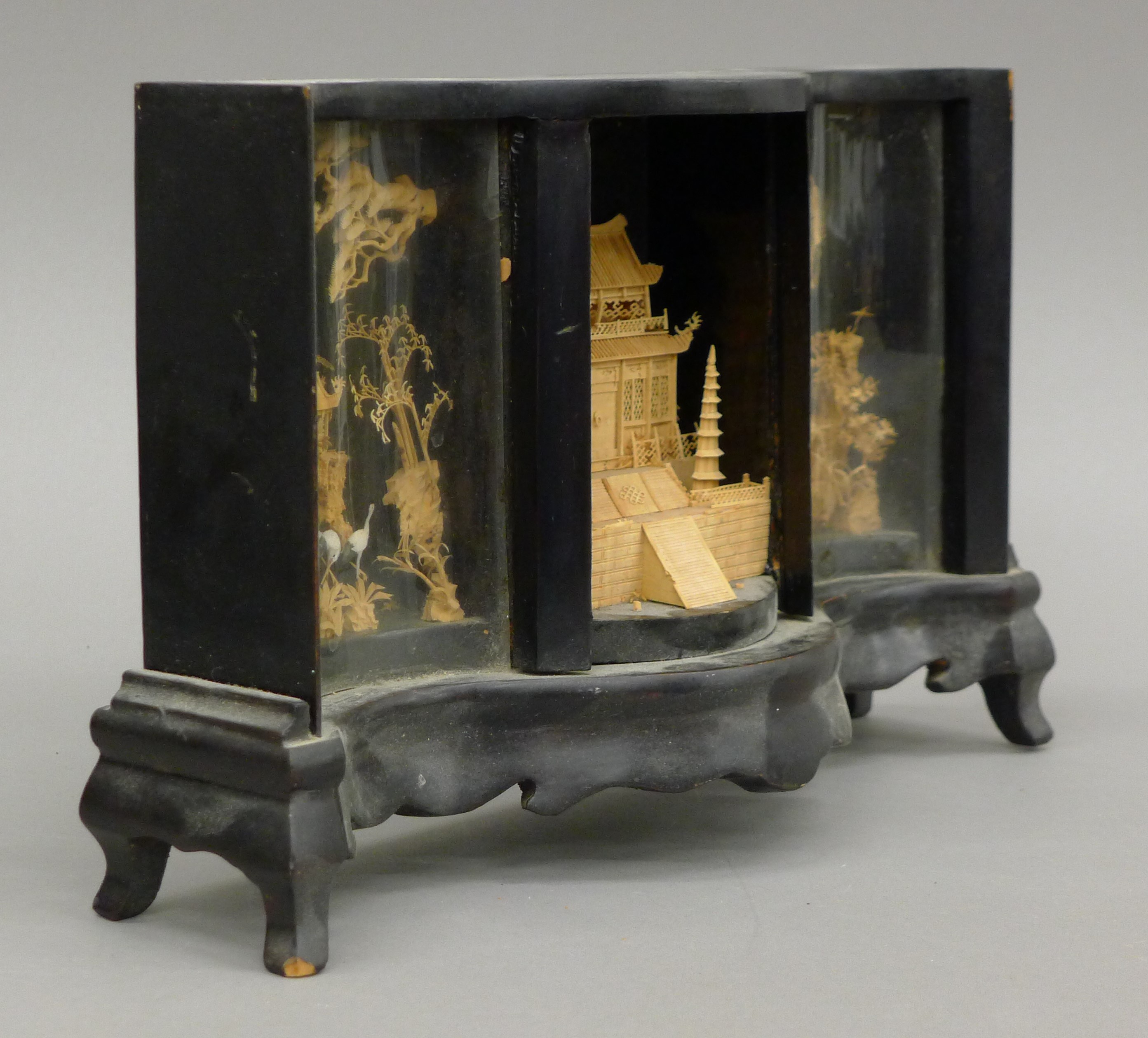 A late 19th/early 20th century Japanese lacquered low tea table; - Image 3 of 20