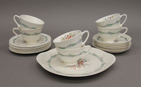 A quantity of Royal Doulton Fairfield teawares.