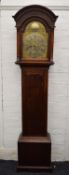 An early 19th century mahogany eight-day longcase clock,