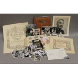 A quantity of family ephemera relating to Percy and Hana Sekine, including photographs,