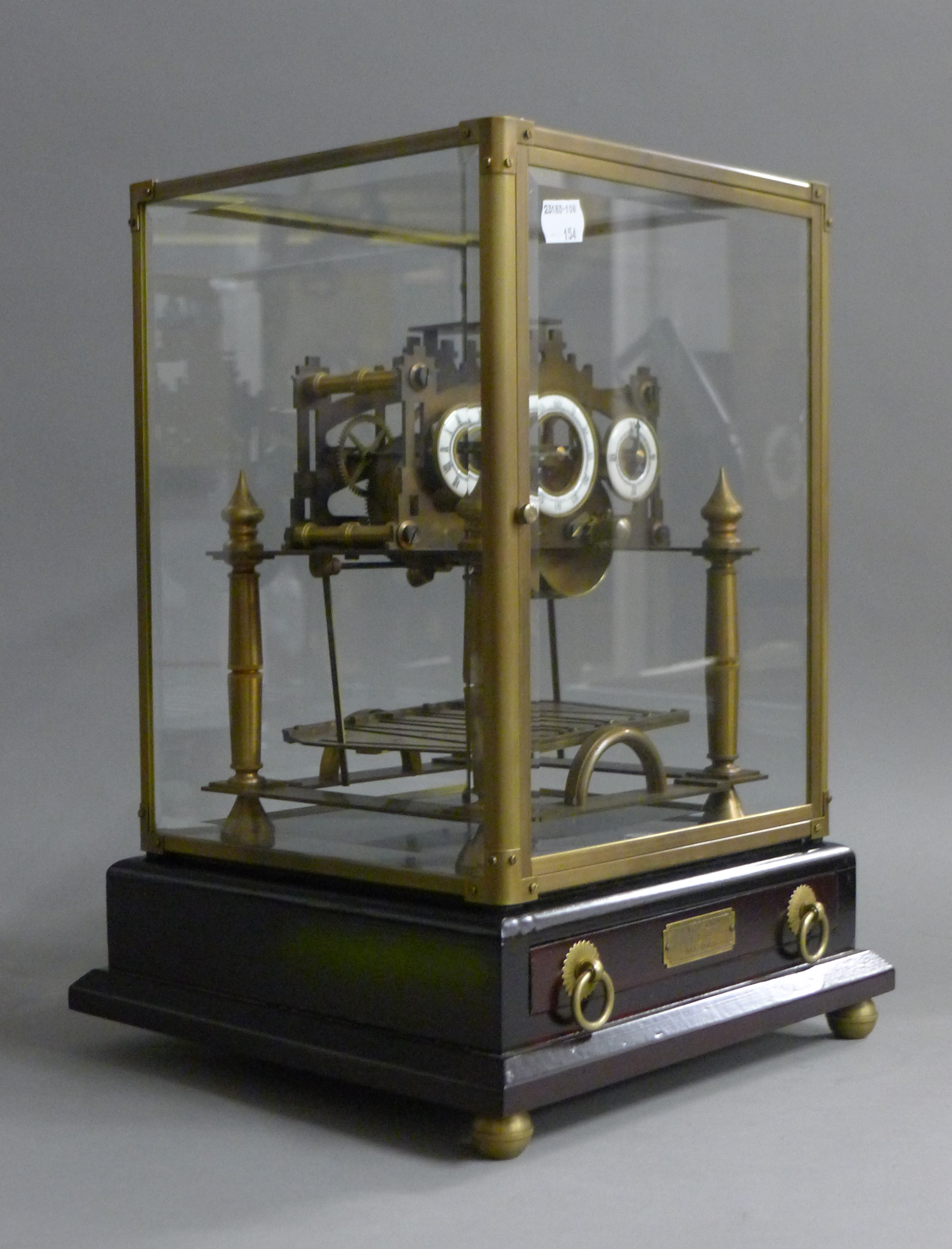 A Congreave clock. 39 cm high. - Image 2 of 4