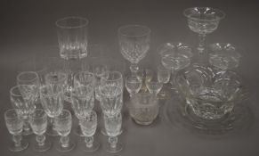 A quantity of Waterford and other cut glass.