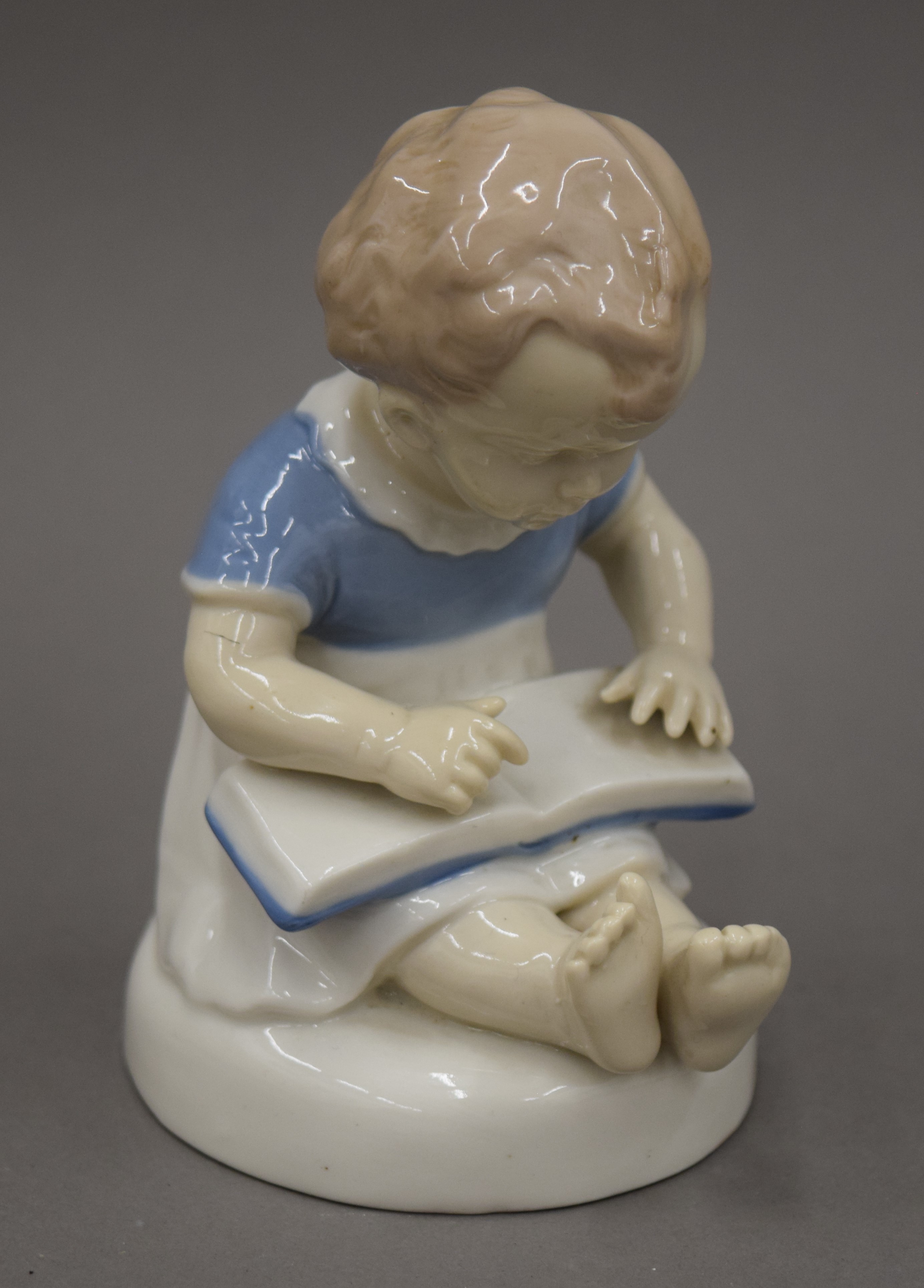 Two Doulton porcelain figurines and two other figurines. - Image 4 of 10