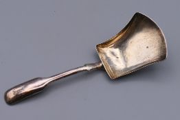 A George III silver caddy spoon by Joseph Taylor, Birmingham 1808. 9.75 cm long.