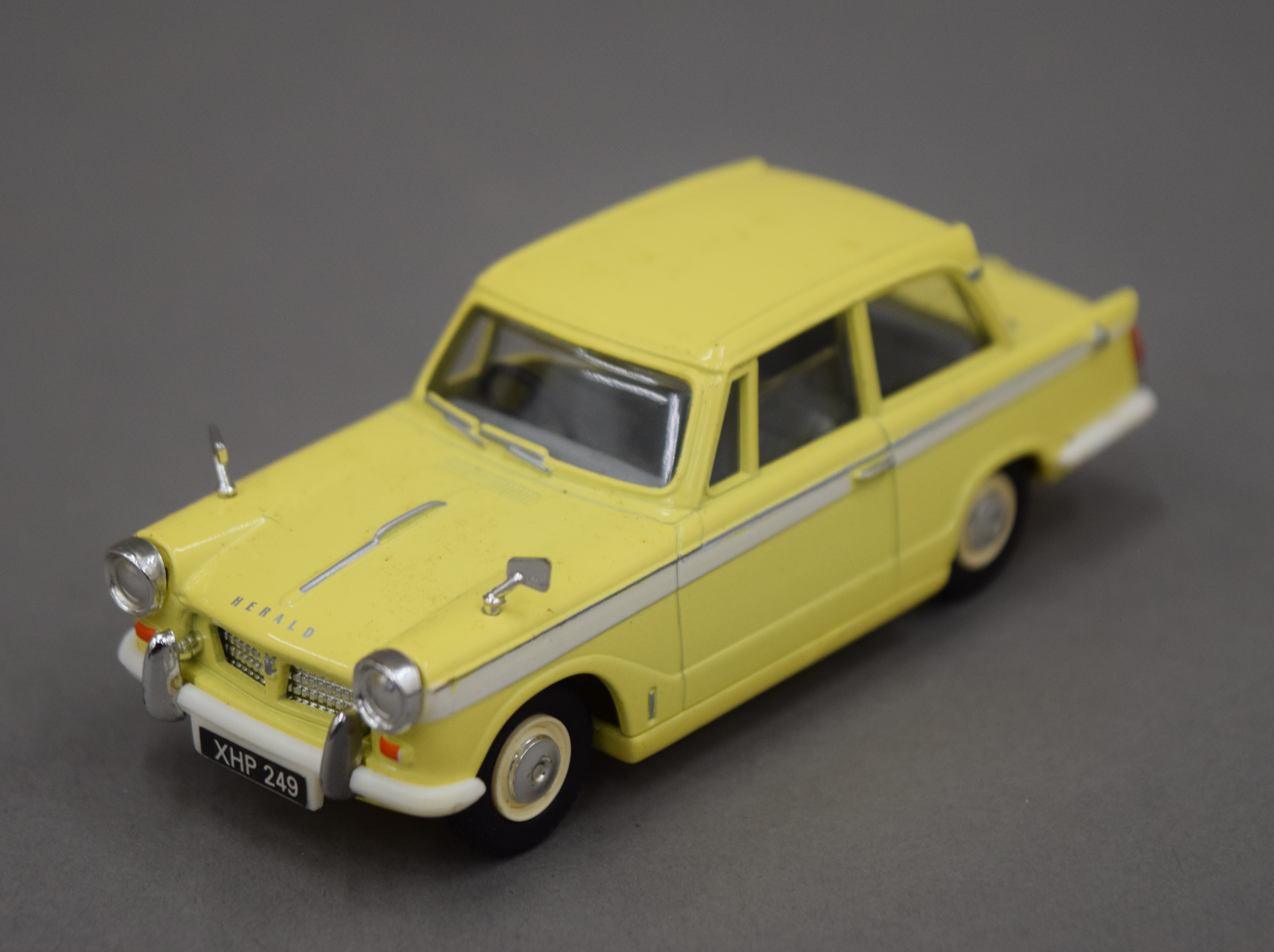 A boxed 1960's Triumph Herald yellow with white stripe Lledo/Vanguard limited edition, - Image 18 of 20