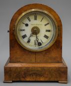 A Camerer Kuss and Co walnut cased mantle clock. 24 cm high.
