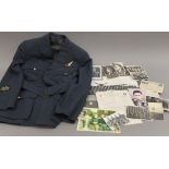 A Royal Air Force No 1 dress tunic jacket belonging to Warrant Officer Percy Sekine;