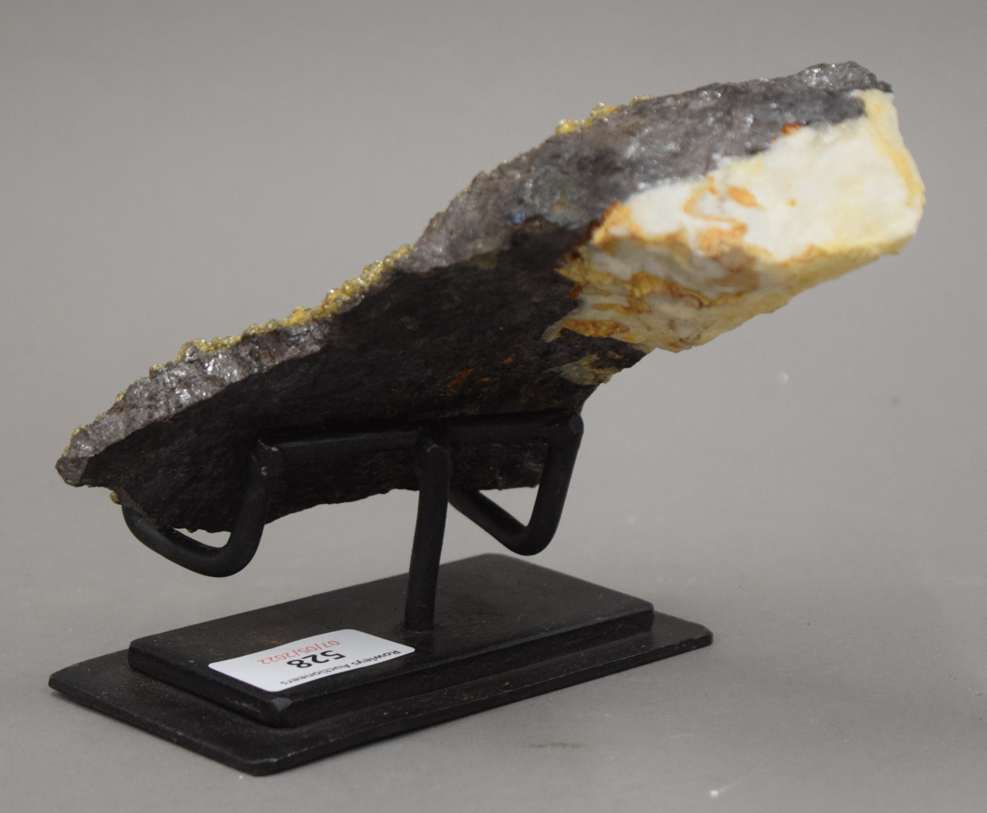 A pyrites specimen on stand. - Image 3 of 3