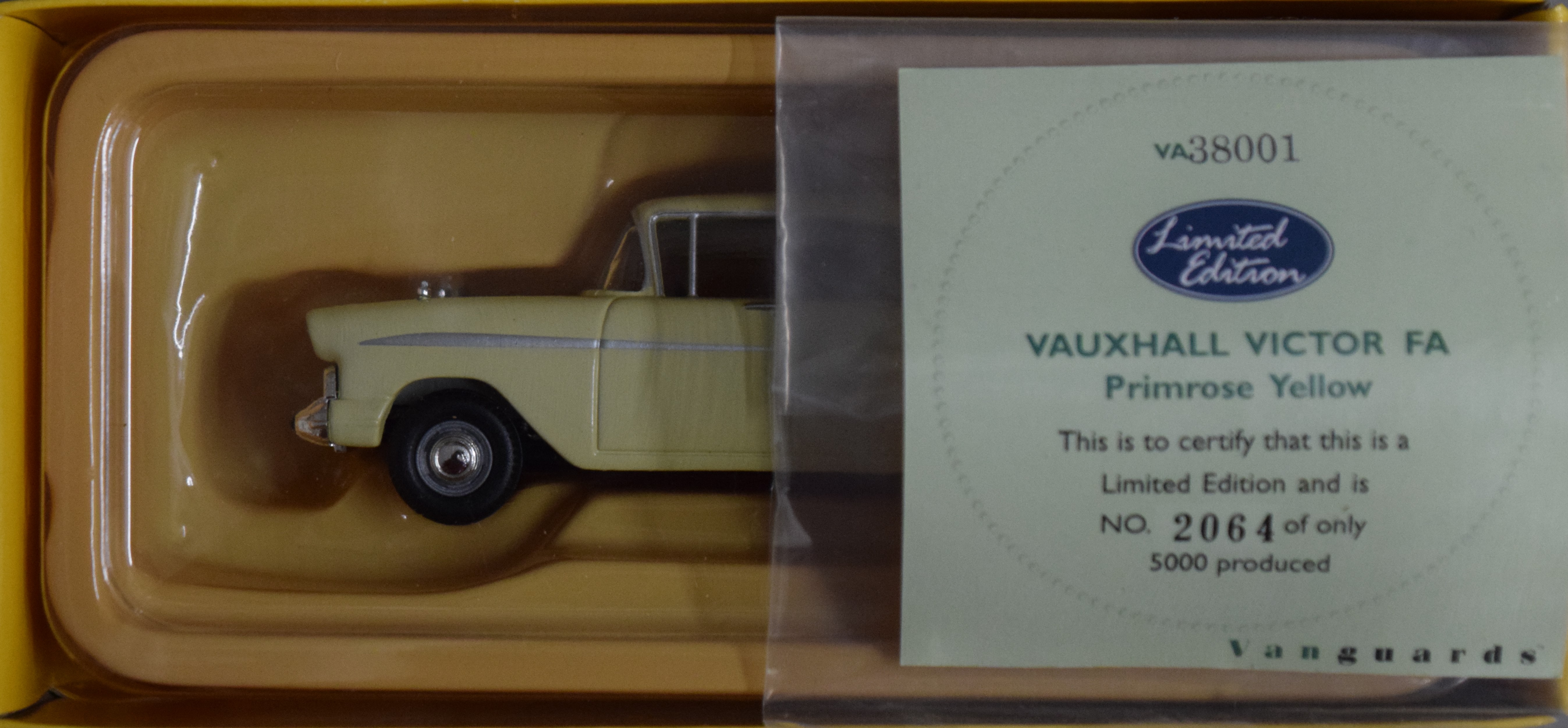A boxed 1960's Triumph Herald yellow with white stripe Lledo/Vanguard limited edition, - Image 10 of 20