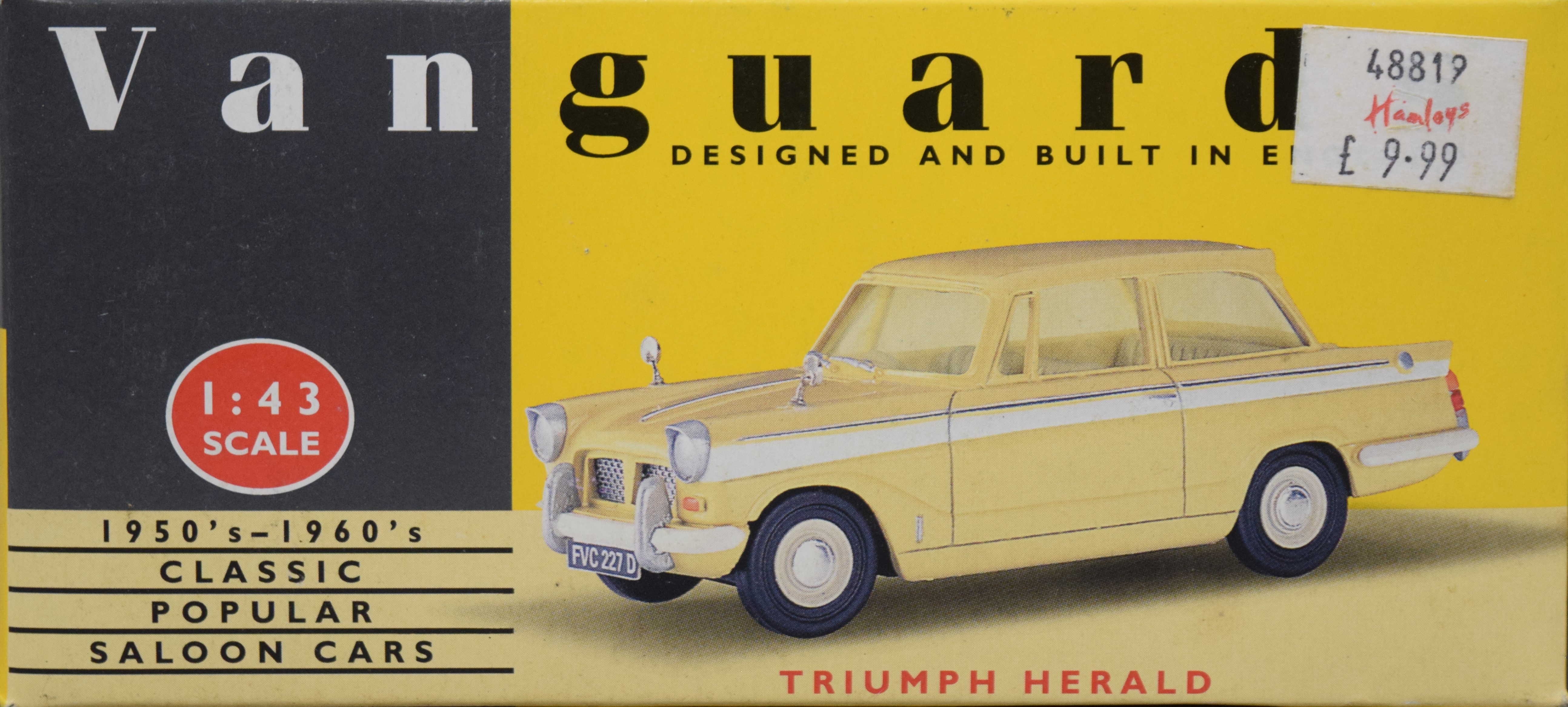 A boxed 1960's Triumph Herald yellow with white stripe Lledo/Vanguard limited edition, - Image 20 of 20