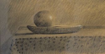 P L BAFFONI ROI, N.S, Still Life of Fruit, pencil, framed and glazed. 35.5 x 19 cm.