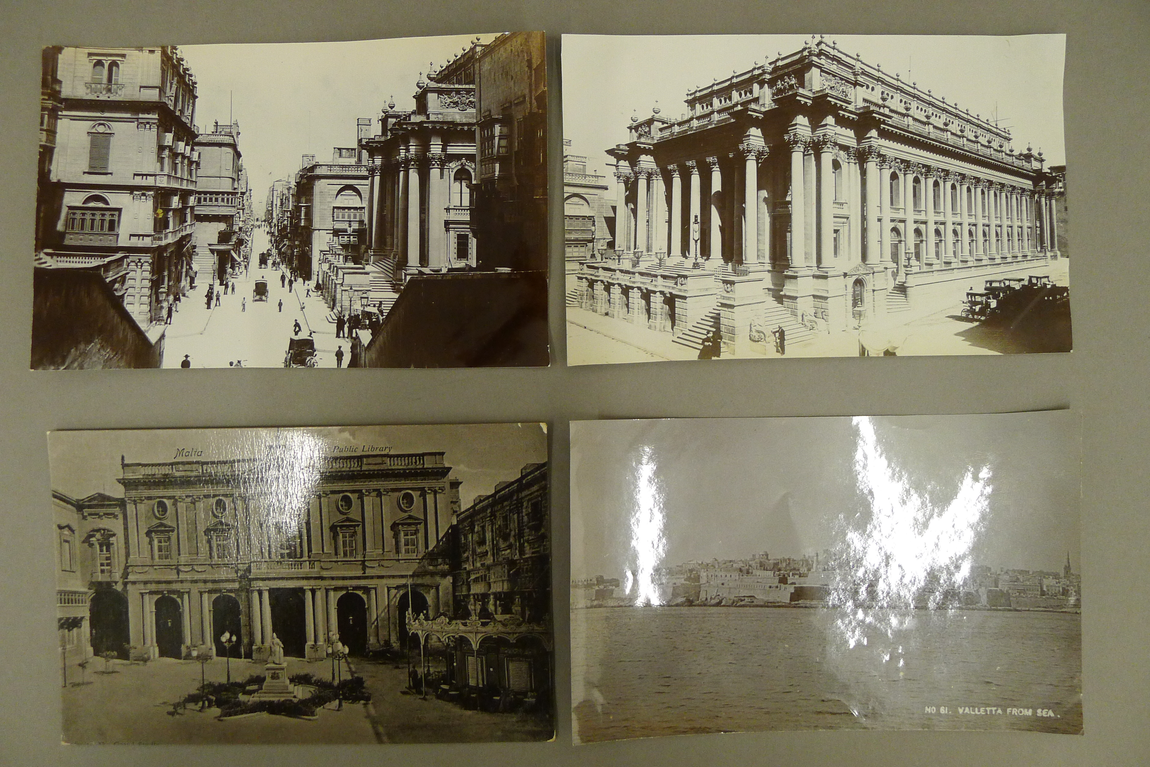 A collection of Malta Pre-War postcards, many from real photographs, includes the Naval Hospital. - Image 9 of 20