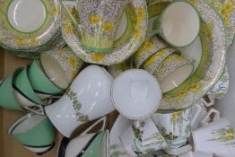 A quantity of various Art Deco porcelain tea sets, etc.