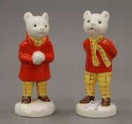 Two Beswick Rupert the Bear models.