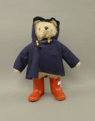 A vintage Paddington Bear cuddly toy. 49 cm high.